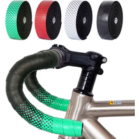 AliExpress Bike Handlebar Tape Road Bicycle Two-Colors Bar Tapes 2 Roll PU Leather Surface EVA Foam Cycling Handle Bar Wraps With End Plugs