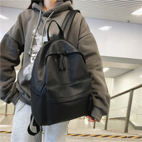 HOCODO Fashion Backpack High Quality PU Leather Women's Backpack For Teenage Girls School Shoulder Bag Bagpack Mochila backpack