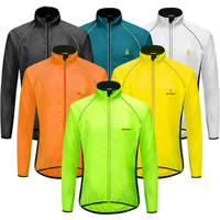 AliExpress WOSAWE Men Windproof Waterproof Reflective Cycling Jacket MTB Bicycle Long Sleeve Windbreaker Sleeveless Vest Bike Coat Jersey