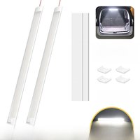 2PCS 168LED RV Ceiling Trunk Lights 12v/24v Camper Motorhome Caravan Interior Reading Lamps Light Bar Camping LED Caravan Light