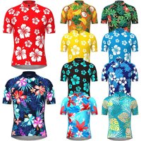 AliExpress Ghisallo Hawaii Classic Men Cycling Jersey for Men Short Sleeve MTB Maillot Downhill Pro Team Mountain Bicycle Clothing Customized