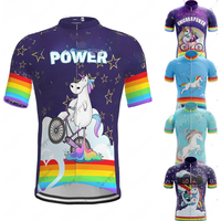 AliExpress Bouygues New Unicorn Cycling Jersey Men MTB Maillot Shirts Bicycle Clothing Mountain Bike Men's T-Shirt Wear Summer Outfit Clothes Jumper