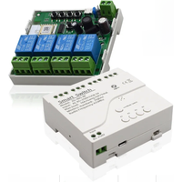 Tuya Zigbee Smart Home Relay for 2MQTT Gateway Hub,Motor Switch Module,DC 12V 24V 32V 110V 220V,1/2/4 Channel Radio RF Control
