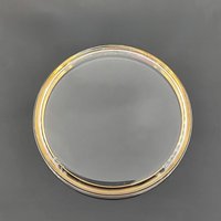 Watch accessories Round arch shaped gold ring, silver ring, rubber cover, acrylic watch mirror, 21-35mm size with ring watch len