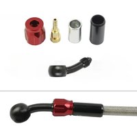 AliExpress Fireyouracing Banjo M8 Fitting Remove DIY Aluminum Moto hydraulic Reinforced Oil Cooling Hose Line AN3 for Motorcycle ATV Dirt Bike Buggy