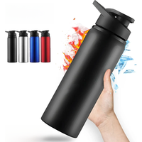AliExpress NONE 1-15PCS Portable Stainless Steel Bicycle Water Bottle Straight Drinking Outdoors Sports Travel Kettle Metal Water Bottle