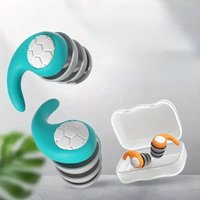 Noise Reduction Earplug Ear Protection Plugs Soft Nano Silica Sleeping Gel Comfortable Earplug Waterproof Travel Work Swimming