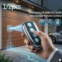 1/2PCS Doorworks DC800N DC1200N New Garage Remote Control Automatic Door Rolling Code 27A 12V Command Transmitter