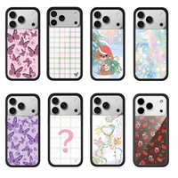 2025 New Wildflower Plaid Christmas Puppy Phone Case For iPhone 17 Pro Max 12 13 14 15 plus 16 Cover 3D WF Butterfly Cartoon Ca