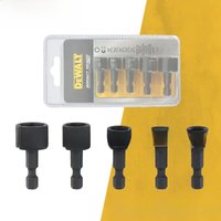 DEWALT DWAIND-5 Impact Ready Nutsetter Impact Driver Bit (5-Piece) Dewalt Power Tool Accessories