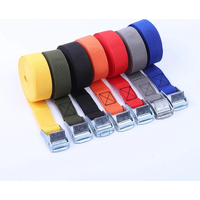 AliExpress Guffis 1 Meter Buckle Tie-Down Belt Cargo Straps for Car Motorcycle Bike With Metal Buckle Tow Rope Strong Ratchet Belt for Luggage Bag