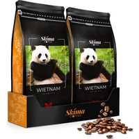 Kawa ziarnista 2x1kg WIETNAM 100% ARABICA Świeżo Palona do ekspresu Skima
