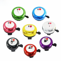 AliExpress NONE Cute Bicycle Handlebar Bell Loud Sound Alarm Warning Mini Kids Bike Horn Bells Cycling Ring Children Women Men Bike Accessories