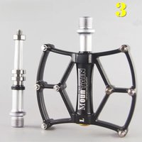 AliExpress shanmashi Bicycle Pedal Aluminum/Alloy Mountain Bike Pedals Road Cycling Sealed 3 Bearing Pedals BMX UltraLight bike Pedal Bicycle Parts