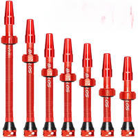 AliExpress BUCKLOS 2PCS Road Bike Tubeless Valve 40mm 60mm CNC Aluminum Alloy Bicycle Valve Presta F/V Tubeless Valve 44mm 55mm 80mm 100mm