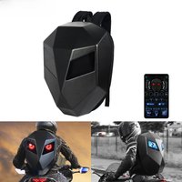 AliExpress KEVANLY LED Knight Cycling Backpack with Eye DIY Motorcycle Helmet APP Control Motocicletas Waterproof Laptops Bags Moto New Fashion