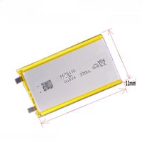 1-10PCS 3.7V Li Polymer Battery 10000mAh Soft package battery Cell For Power Bank Bluetooth Speakers Tablet DVD battery 1165110