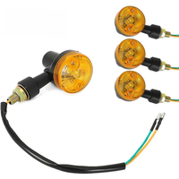 AliExpress NONE 4pcs LED Motorcycle Turn Signal Light Indicator Lamp 12V Turn Indicator Light Blinker Signer Amber Bike Motorcycle Accessories