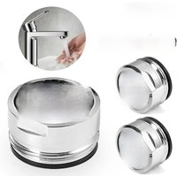 3 Pcs Faucet Aerator Stainless Steel Kitchen Sink Aerator Faucet Filter Male Female Thread Water-conserving Adapter with Gasket