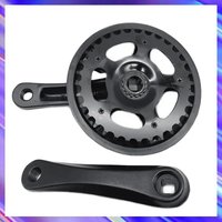AliExpress NONE L71A 1 Set Bike Crank Set Folding Bike Crankset 32T Folding Electric Bicycle Crank Set Aluminum Alloy 127MM Cover Bike Accessori