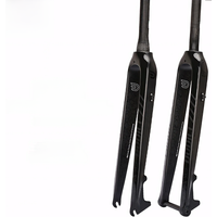 AliExpress NONE Carbon Fiber Gravel Bicycle Hard Fork 26-27.5-29 Inch 700*45C MTB Mountain Road Riding Bike Carbon Front Fork Disc Brake