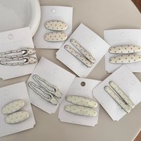 Accessories for women girl korean hair pin clip popular 2025 fairy crabs kpop set sweets Kawaii cute leading fashion trendy new