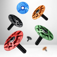 AliExpress RYET Headset Top Cap Aluminum 7075 Ahead-cap Tune-Cap Extra Light CNC Machined Bolt Stem Cap Bike Steering Box Cover Cycling