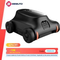 Seauto SAT 10 Aspiradora robótica inalámbrica para piscina 180 minutos de funcionamiento hasta 2150 pies cuadrados, motor sin escobillas de