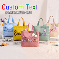 Personalized Name Handbag, Name Tote Bag, Party Gift, Birthday Gift, Gift for Mom, Outdoor Picnic Bag