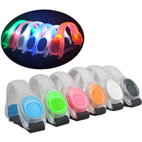 AliExpress NONE Cycling LED Light Up Armband Night Running Safety Walking Roller Skates Light Leg Warning Armband Adjustable Wearable Arm Belt