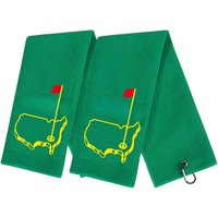 2 Count Great Christmas Golf Gifts | Funny Embroidered Golf Towels for Golf Bags | Golf Gifts for Men Golf Stuff |