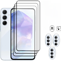 6-in-1 For Samsung A55 Glass For Samsung Galaxy A55 5G Tempered Glass Screen Protector Samsung A35 A53 A15 A25 A54 A55 Len Glass
