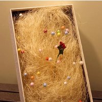 20g/pack 100% Natural hemp Sisal DIY Flower Bouquet Rustic Wrapping Nest Gift Box Package Filler Art Crafts Wedding Supplies