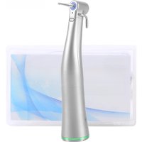 Dental LED Fiber Optic Low Speed Handpiece 20:1 Implant Contra Angle 80N.cm Large Torque Push Button Fit 2.35mm Bur Dentist Tool