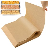 100Pcs Parchment Paper Baking Sheets Non-Stick Precut Baking Parchment Baking Paper Will Not Curl Burn Wax Paper