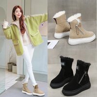 2023 Winter Boots Women Ankle Boots Warm Plush Winter Woman Sneakers Snow Boots