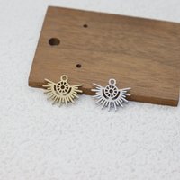 10pcs Stainless Steel Devil Eyes Fashion Jewelry Accessory Charms DIY Handcraft Vacuum Plate Waterproof Antiallergic