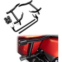 Motorcycle Rear Saddlebag Guard Rails Bag Guards Steel For Harley Touring Road Glide Street Glide CVO 2009-2025