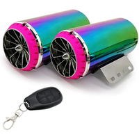 AliExpress NONE High Huality Cool Electric Motorcycle Exhaust Pipe Audio E-Bike Speaker With Bluetooth Analog Sound For E-Bike