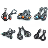 AliExpress NONE 9mm M8 waterproof 2 3 4 5 6 8 Pin Electric Bicycle Joint Plug Connector Scooter Brake Cable Signal Sensor For Ebike Bafang wire