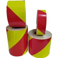 AliExpress Satop Cinta 5cm/10cm/15cm/20cm*5M Reflective Bicycle Stickers Fluorescent Yellow-red Waterproof Self-Adhesive Warning Safety Reflector Tapes