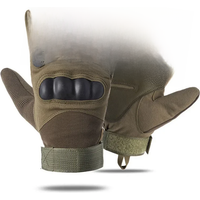 AliExpress NONE Outdoor Gloves Full Finger Hard Knuckle Men's Gloves Sports Shooting Hunting Airsoft Motorcycle Cycling Gloves