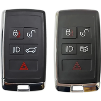 CS004013 Original Quality 5 Button Smart Key Cover For Jaguar Land Range Rover SV Replacement Shell Housing With Blade Key