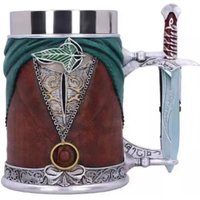 Medieval Genesis Lord of the Rings Beer Glass Large Capacity Stainless Steel Personalized Funny Sword Handle Wine mug
