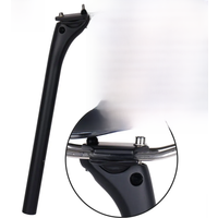 AliExpress ELITA ONE ELITAONE MTB Carbon Seat Post 27.2/30.9/31.6mm Offset 20mm Road Bike Seatpost with Carbon Fiber Base Cover