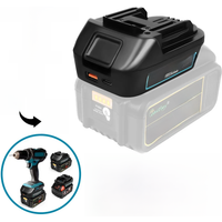 Battery Adapter for DEWALT or Milwaukee conversion to Makita Batteries MAKITA Power Tool Accessories Replaces Bl1850 with USB