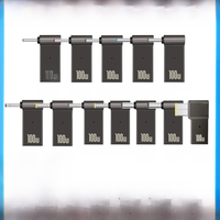 TISHRIC Laptop Power Charger Supply Connector Adapter PD 100W 5A USB Type-C Female to DC Male For HP/Lenovo/DELL