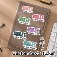 Custom Waterproof Stickers Personalized Name Labels Stickers, Back To School Supplies, Custom Name Tag Stickers Personalizados,