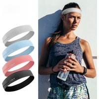 AliExpress NONE WRELS Sports Headband Running Fitness Sweatband Elastic Absorbent Sweat Cycling Jog Tennis Yoga Gym Head Band Hair Bandage