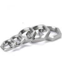1/8" 1/4" 1/2" 3/4" 1" 1-1/4" 1-1/2" 2" BSP Female 304 Stainless Steel Hex Lock Nut Pipe Fitting